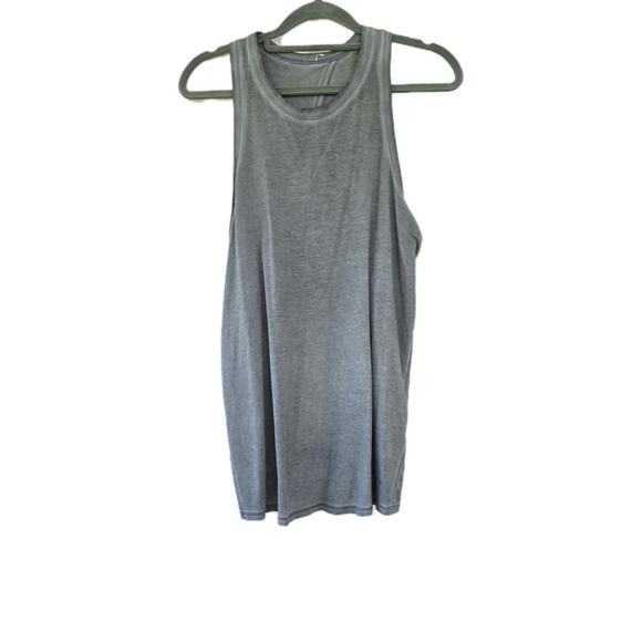 lululemon athletica Tops - Lululemon Tank Size 6 Gray All Tied Up Split Back